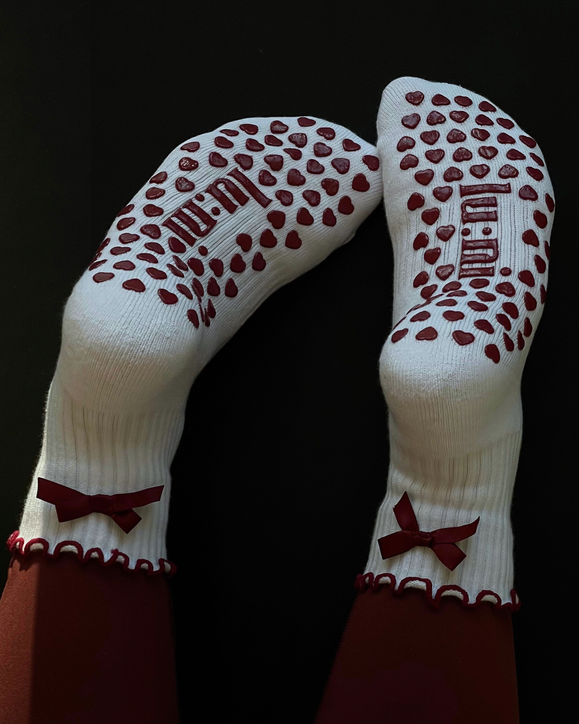 Scarlett Kiss - Stylishe Grip Socks für Pilates, Yoga & Reformer